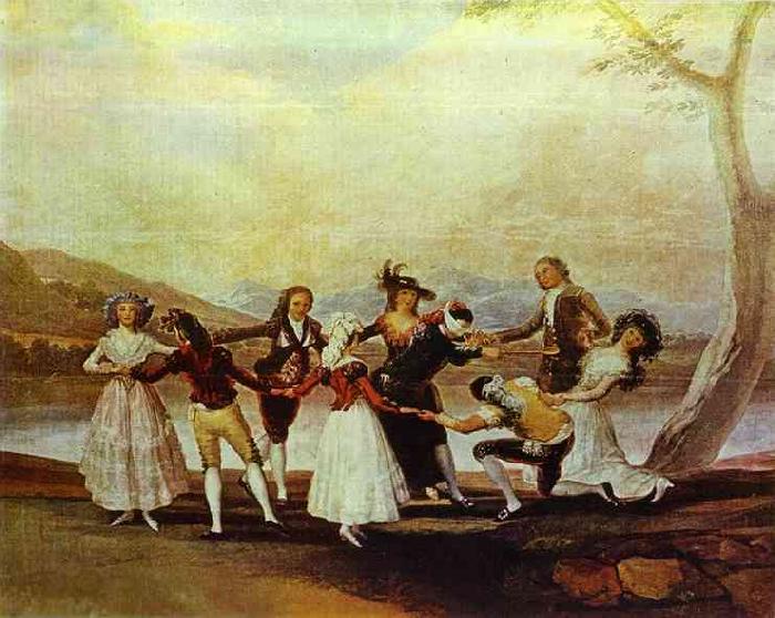 Francisco Jose de Goya Blind's Man Bluff oil painting picture